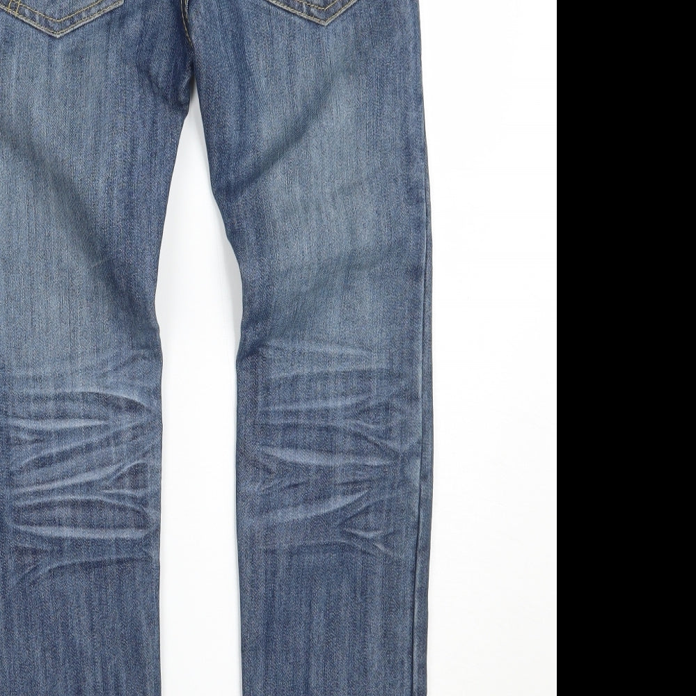 TU Boys Blue  Ramie Straight Jeans Size 9 Years