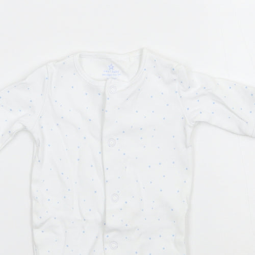 NEXT Baby White Geometric  Babygrow One-Piece Size Newborn