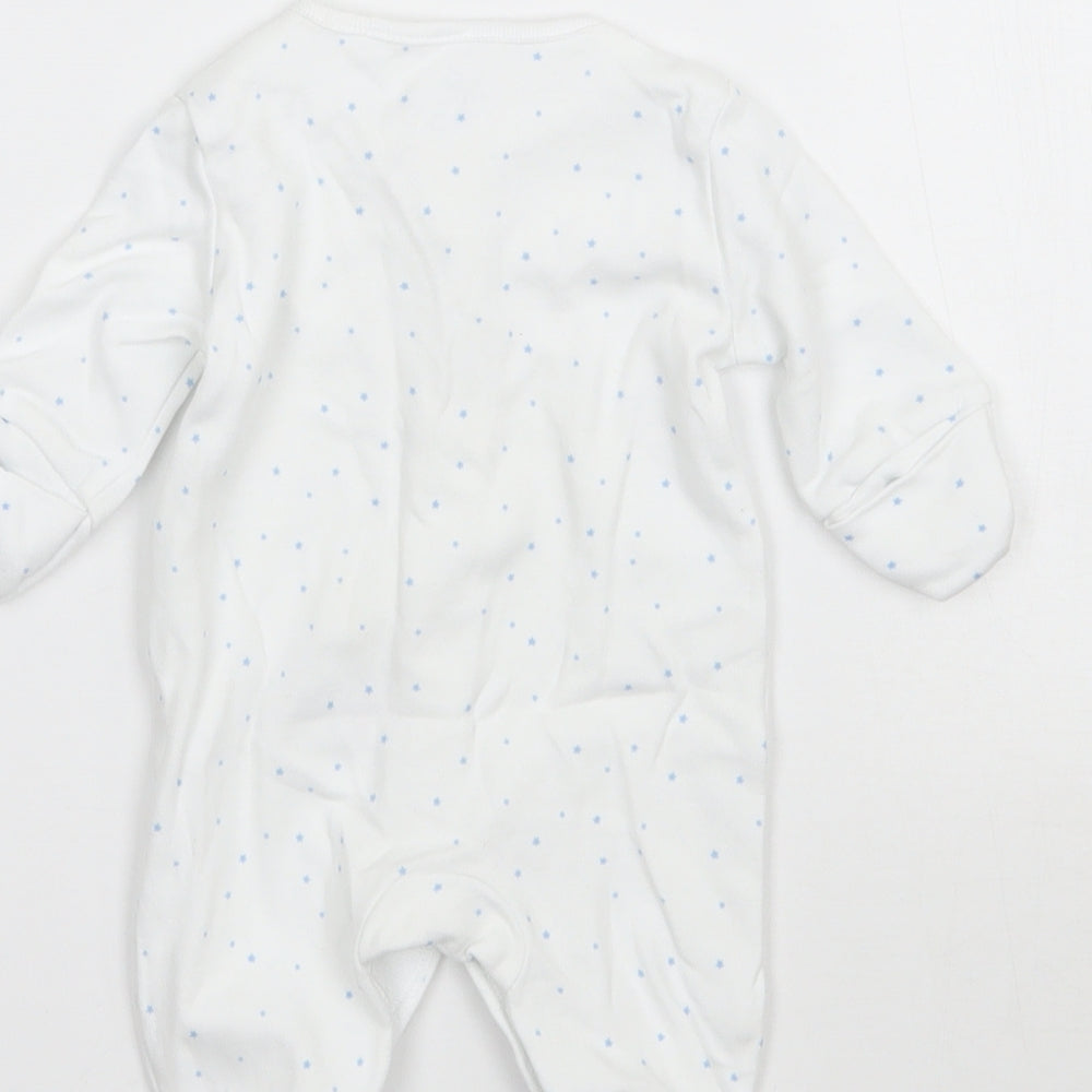 NEXT Baby White Geometric  Babygrow One-Piece Size Newborn