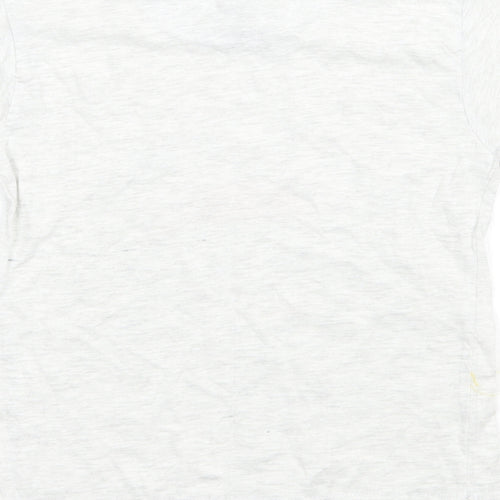 Preworn Boys Grey   Basic T-Shirt Size 3-4 Years