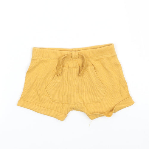 TU Girls Yellow   Cropped Trousers Size Newborn