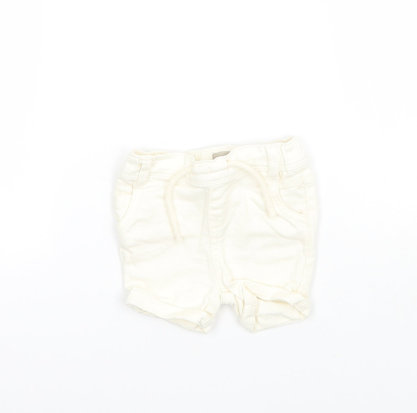 Primark Boys Ivory   Cropped Jeans Size 0-3 Months