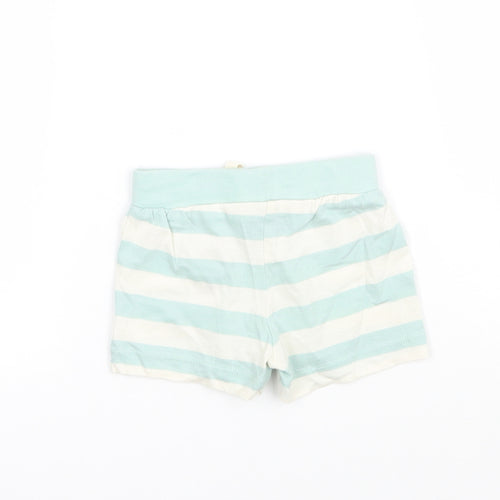 Primark Boys Green Striped  Cropped Trousers One Size