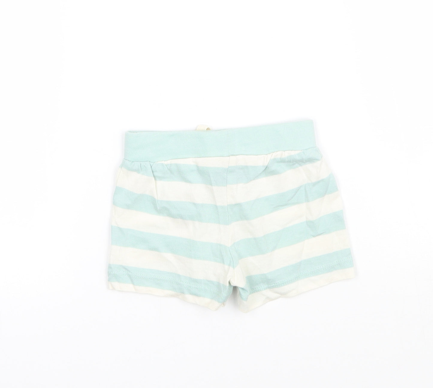Primark Boys Green Striped  Cropped Trousers One Size