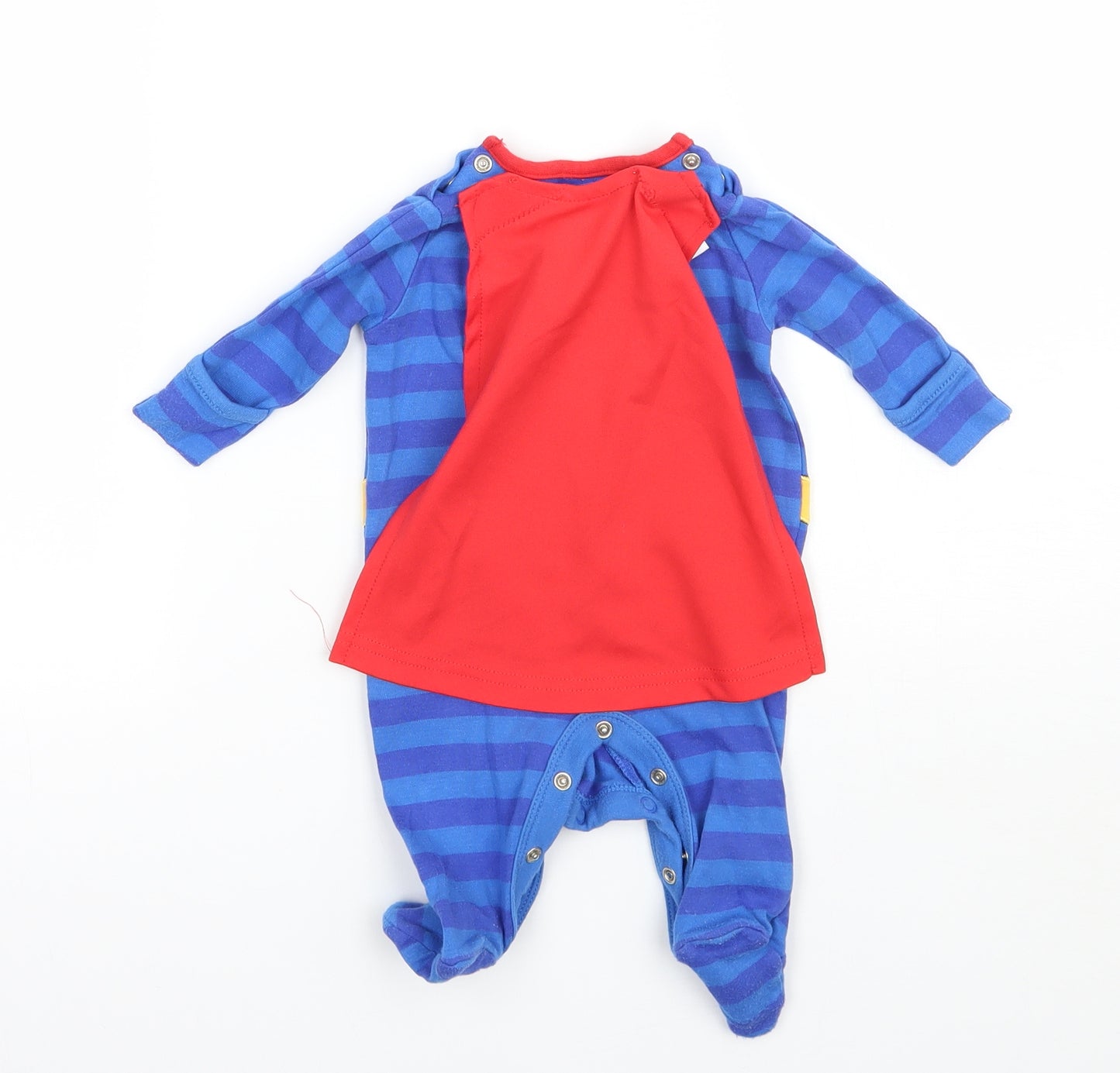 Matalan Boys Blue   Babygrow One-Piece Size Newborn  - Superbaby
