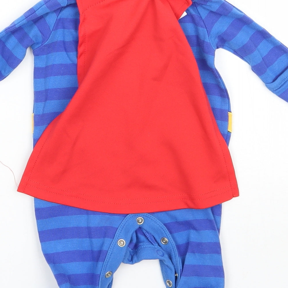 Matalan Boys Blue   Babygrow One-Piece Size Newborn  - Superbaby