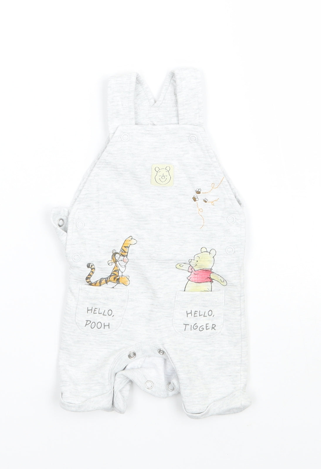 Primark Baby Grey   Dungaree One-Piece Size Newborn  - Disney