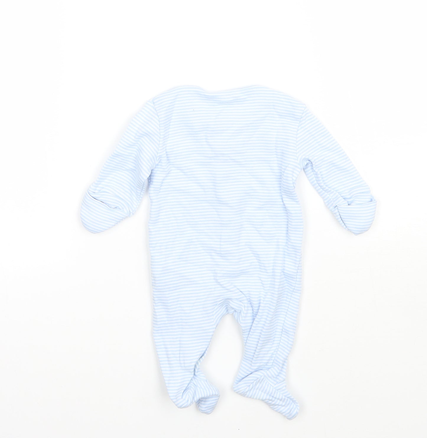 NEXT Boys Blue Striped  Babygrow One-Piece Size Newborn