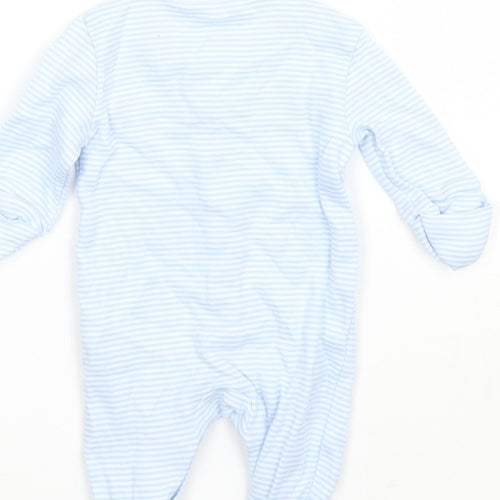NEXT Boys Blue Striped  Babygrow One-Piece Size Newborn