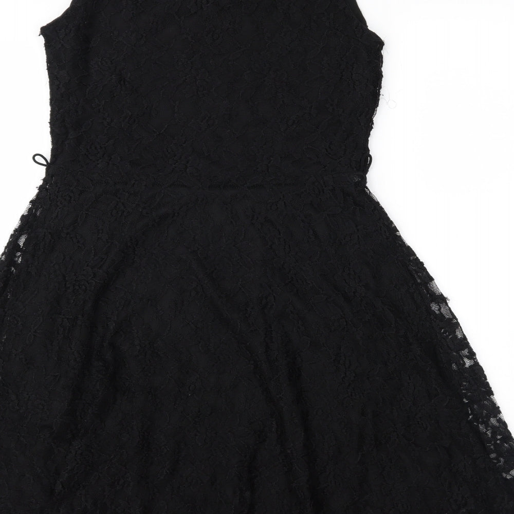 MELA LOVE LONDON Womens Black   Fit & Flare  Size 12
