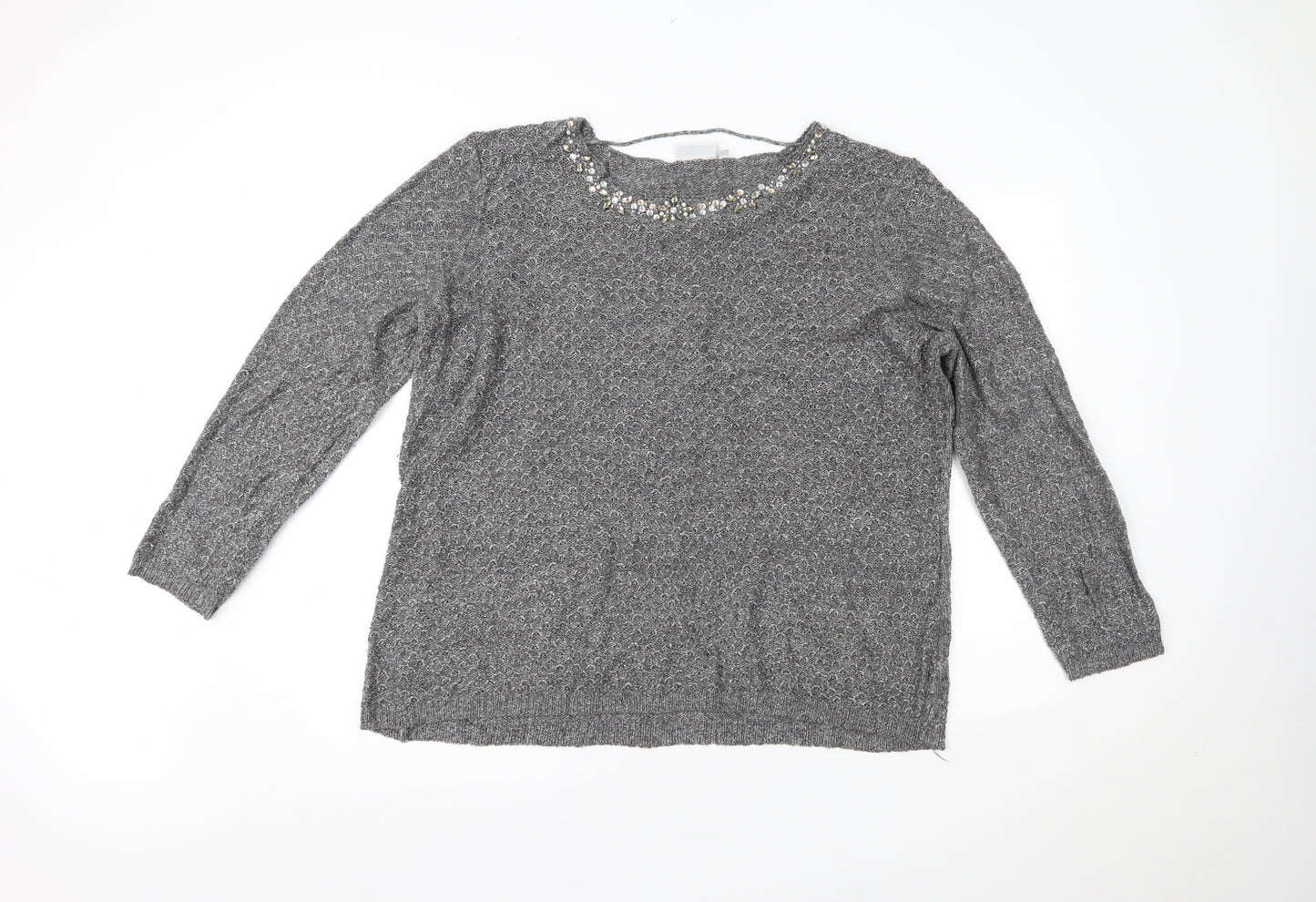 CANDA Womens Grey   Pullover Jumper Size XL