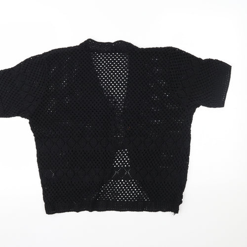 Remel London Womens Black   Cardigan Jumper Size 2XL