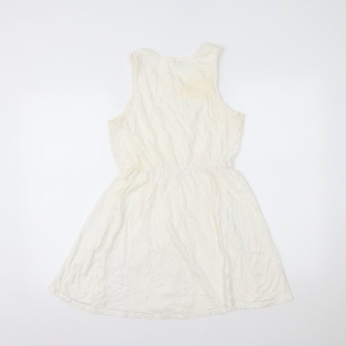 River Island Womens White   Fit & Flare  Size 10