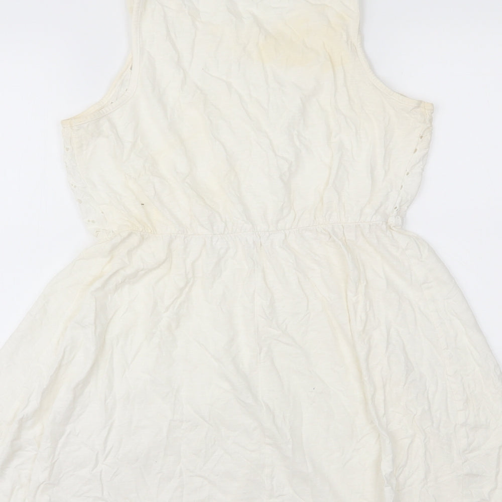 River Island Womens White   Fit & Flare  Size 10