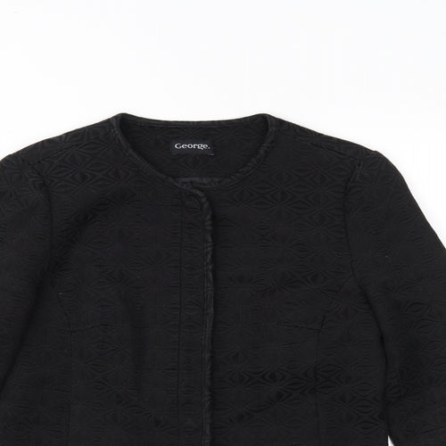 George Womens Black   Jacket Blazer Size 12