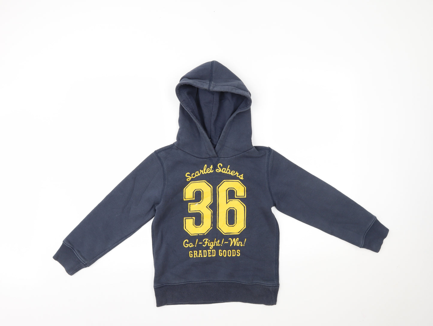 H&M Girls Blue   Pullover Hoodie Size 7-8 Years