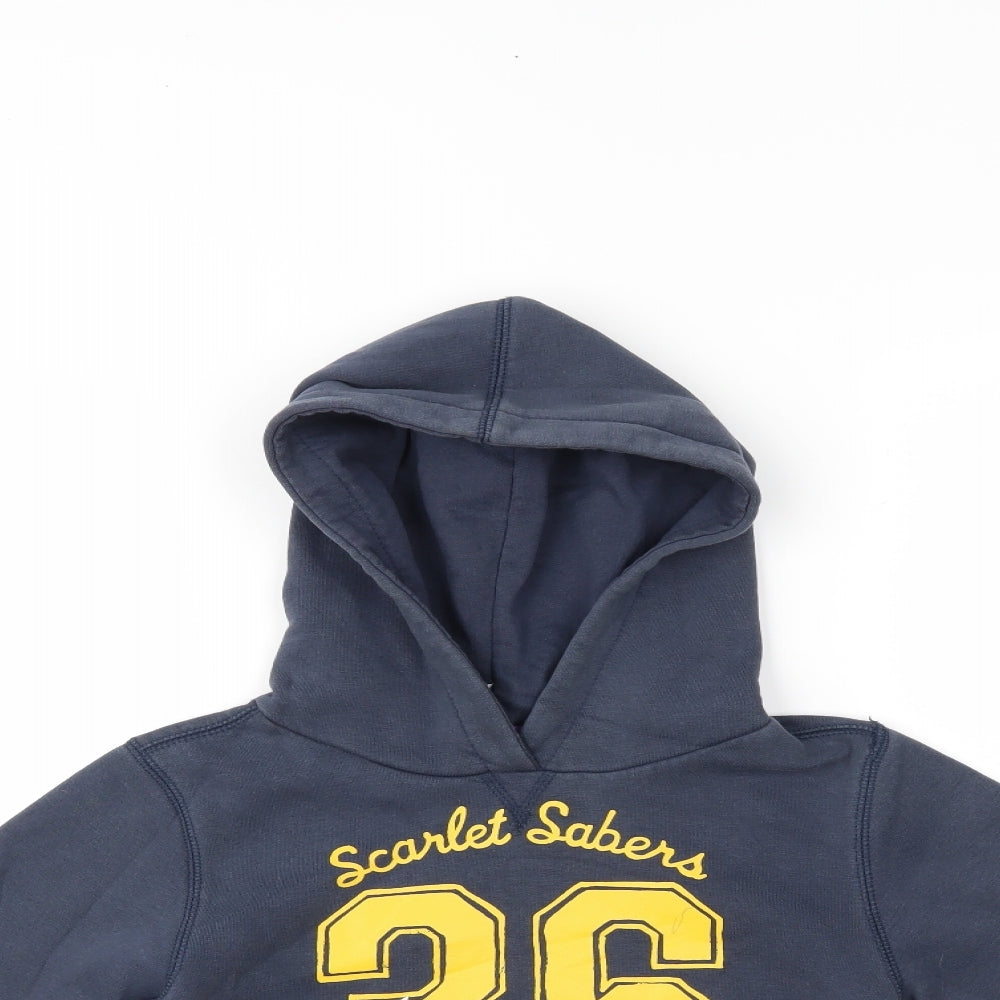 H&M Girls Blue   Pullover Hoodie Size 7-8 Years