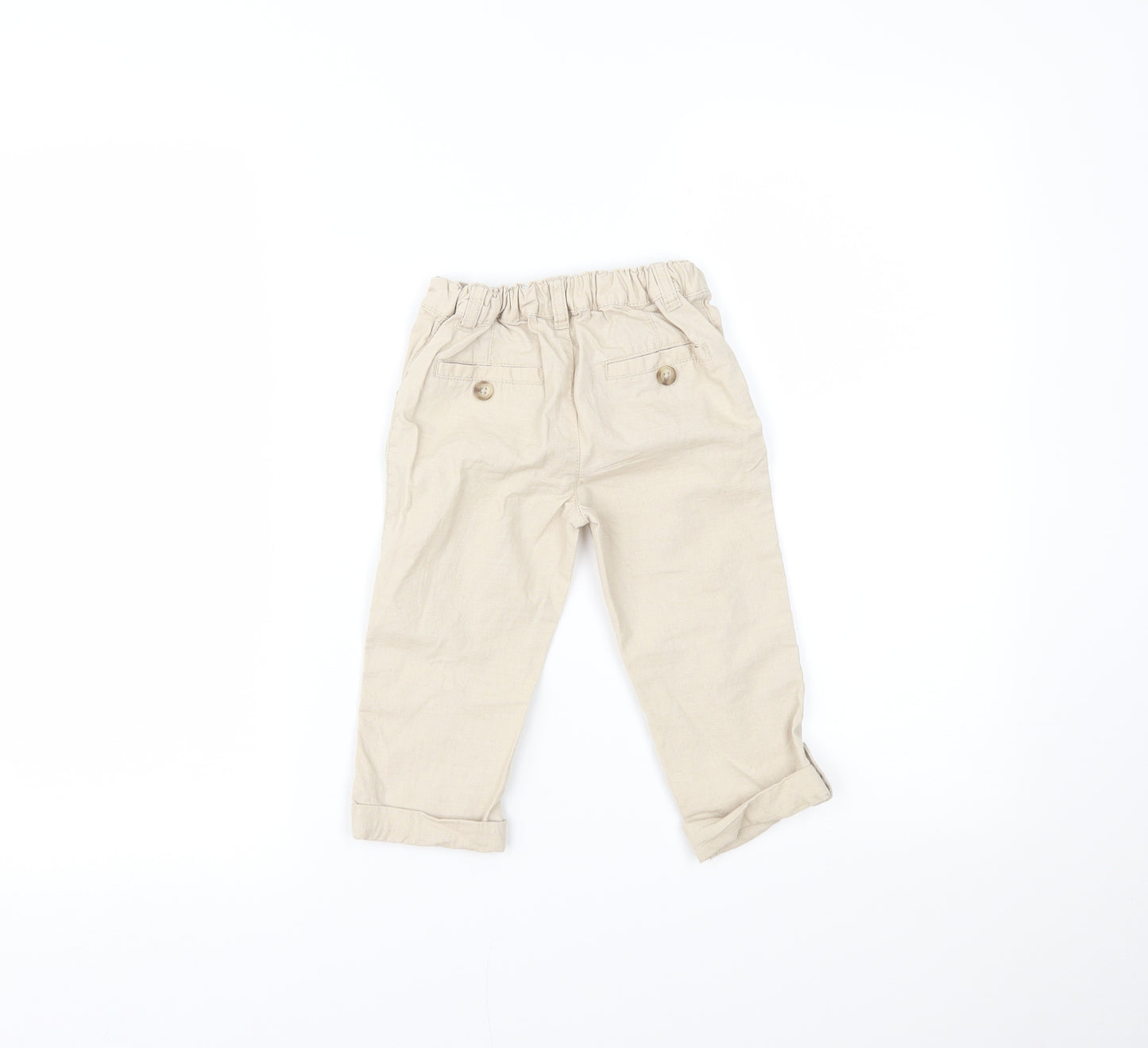 Matalan Boys Beige   Chino Trousers Size 2-3 Years