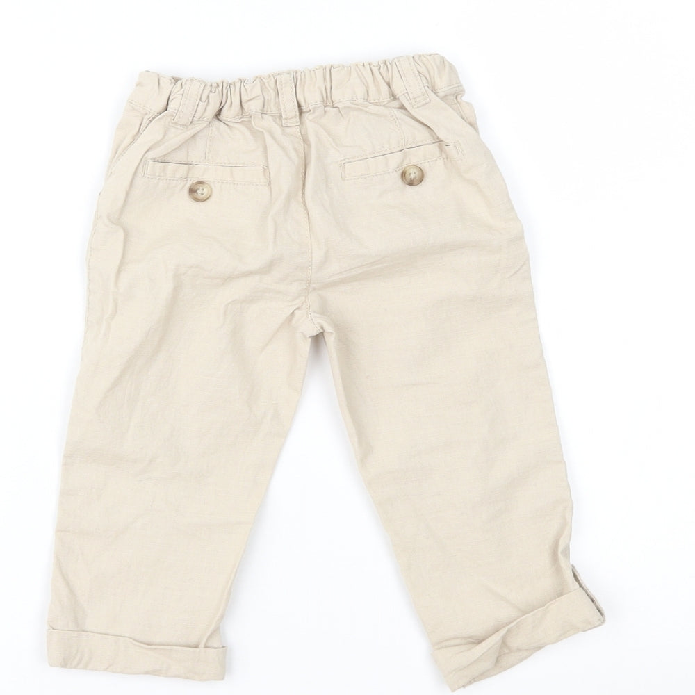 Matalan Boys Beige   Chino Trousers Size 2-3 Years