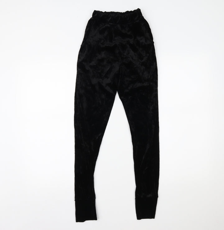 Prague Womens Black Leggings Size M L25 in