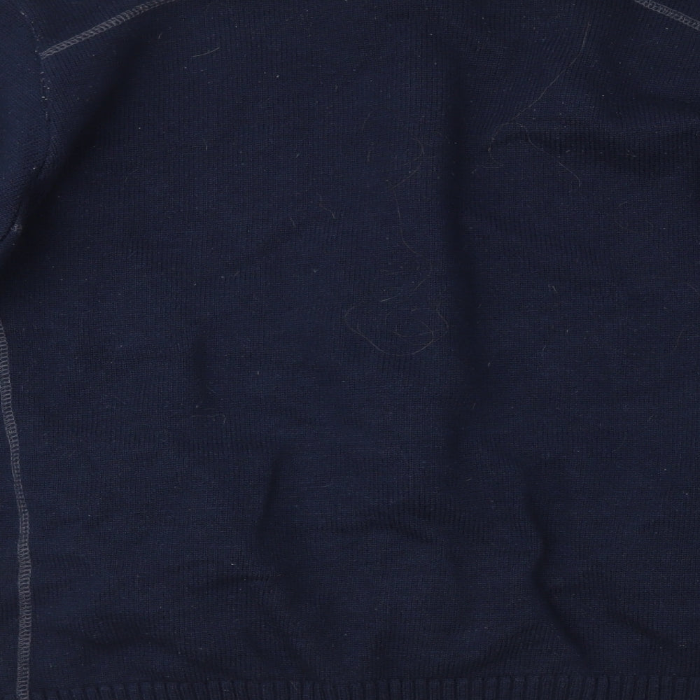 Cavallio Mens Blue   Full Zip Jumper Size L