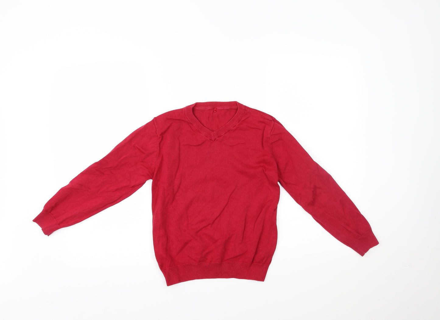 George Girls Red   Pullover Jumper Size 8-9 Years