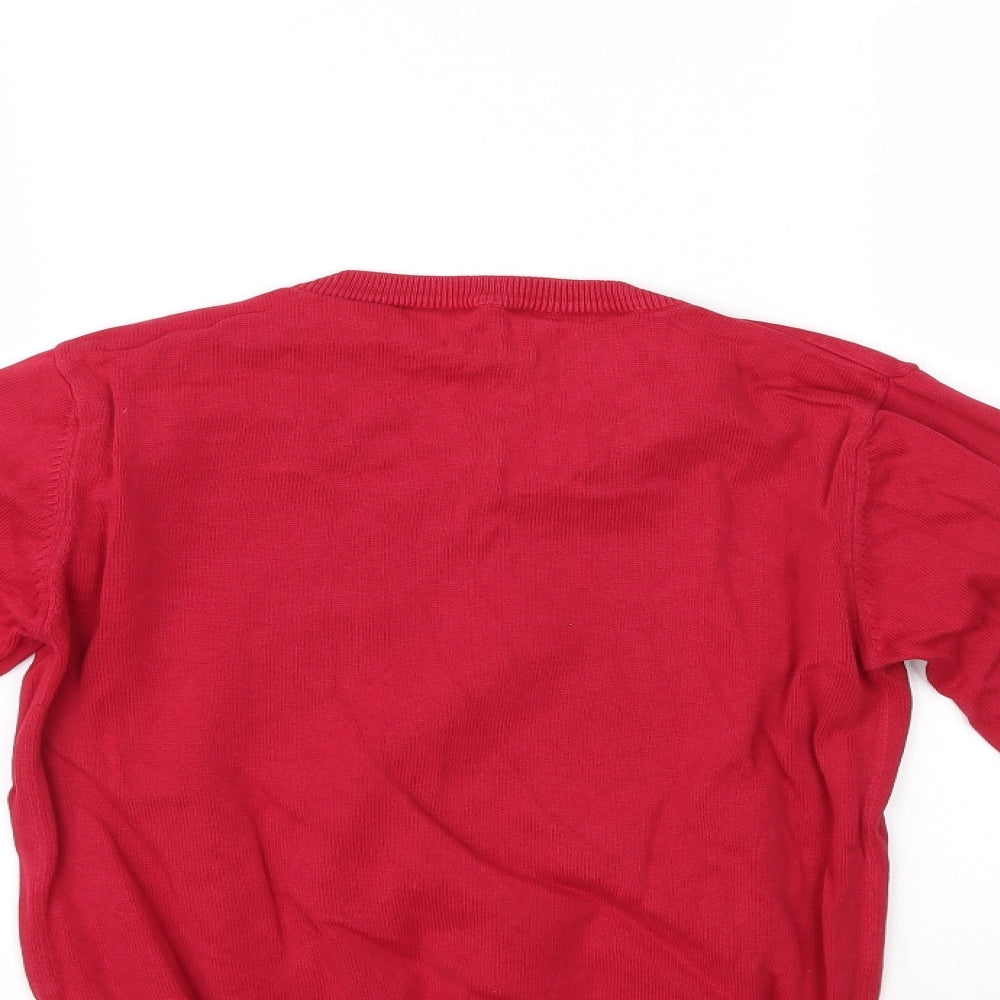 George Girls Red   Pullover Jumper Size 8-9 Years
