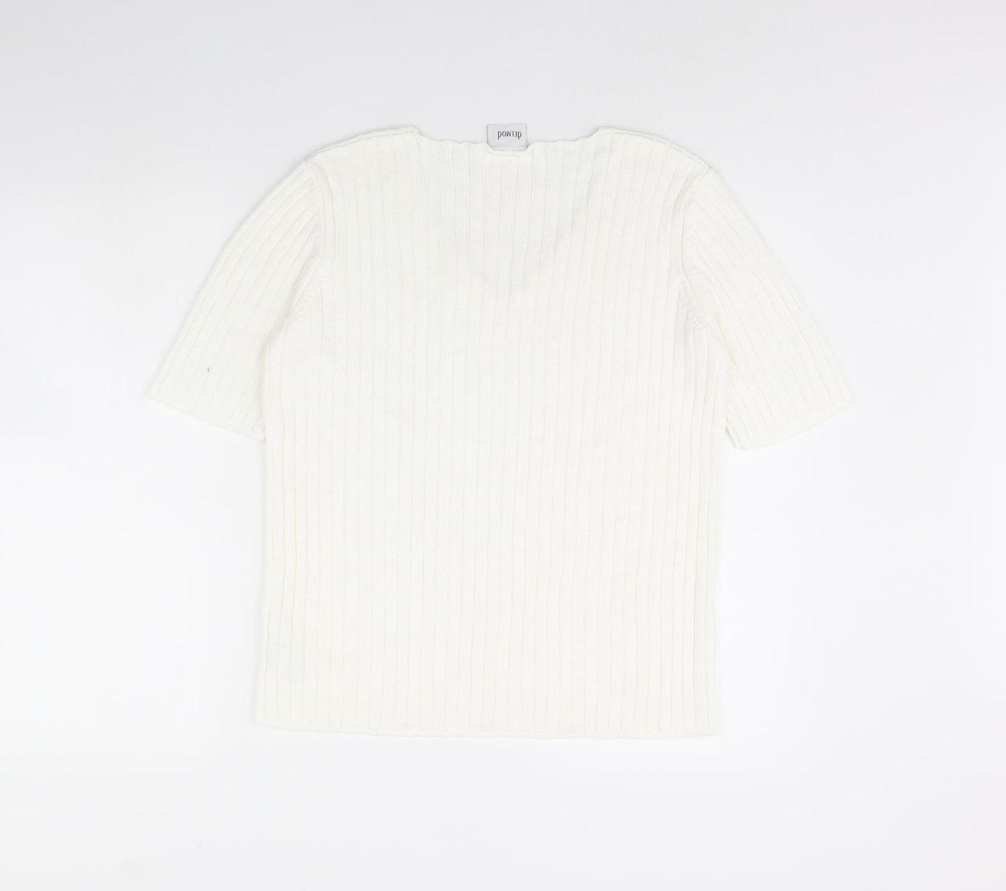 DELMOD Womens Ivory   Pullover Jumper Size 12