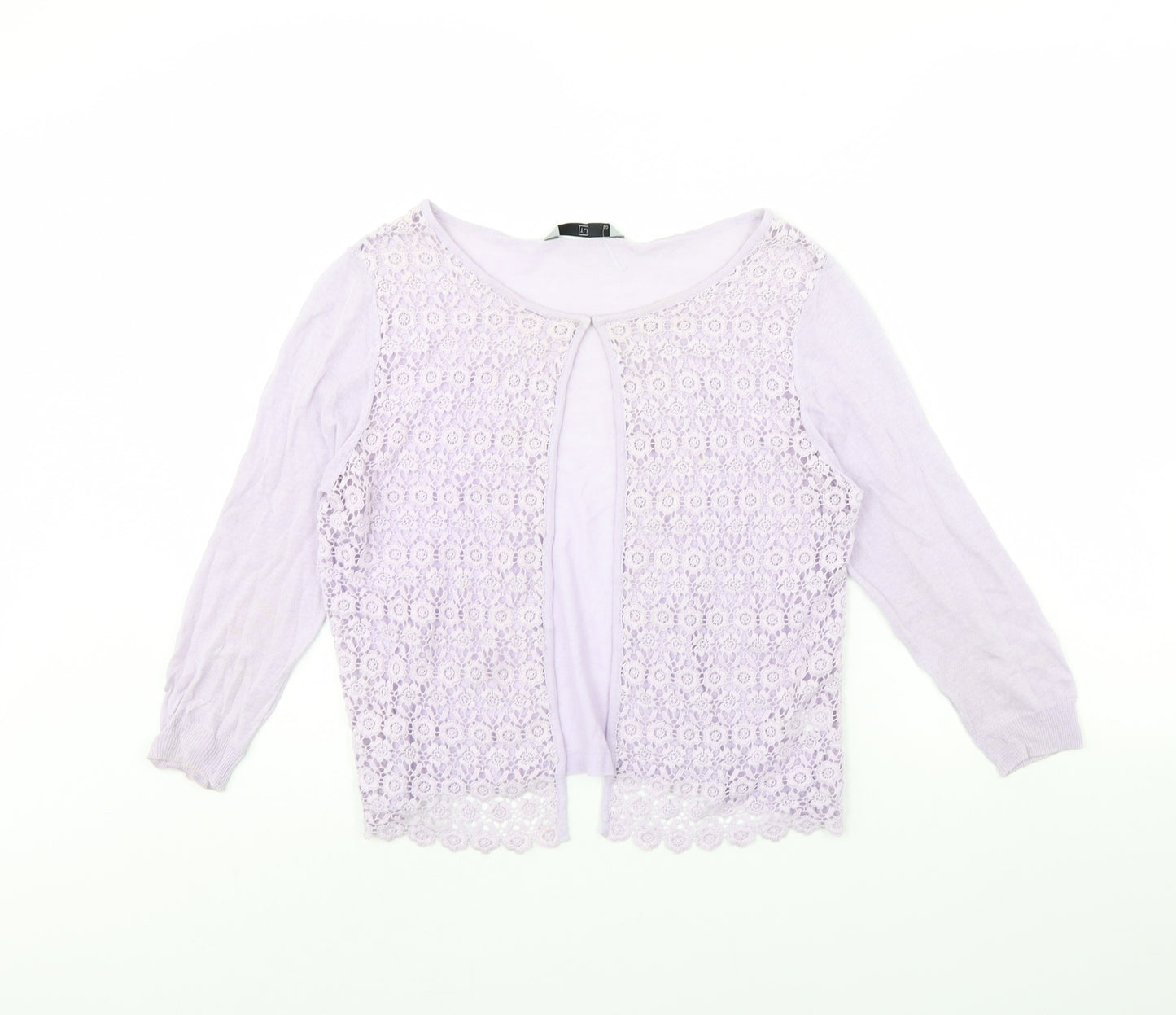 TU Womens Purple   Cardigan Jumper Size 10