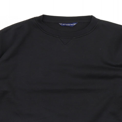 sports Womens Black   Pullover Jumper Size 14