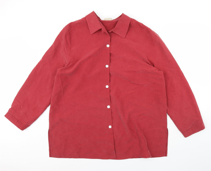 Yessica Womens Red Jacket Size 18