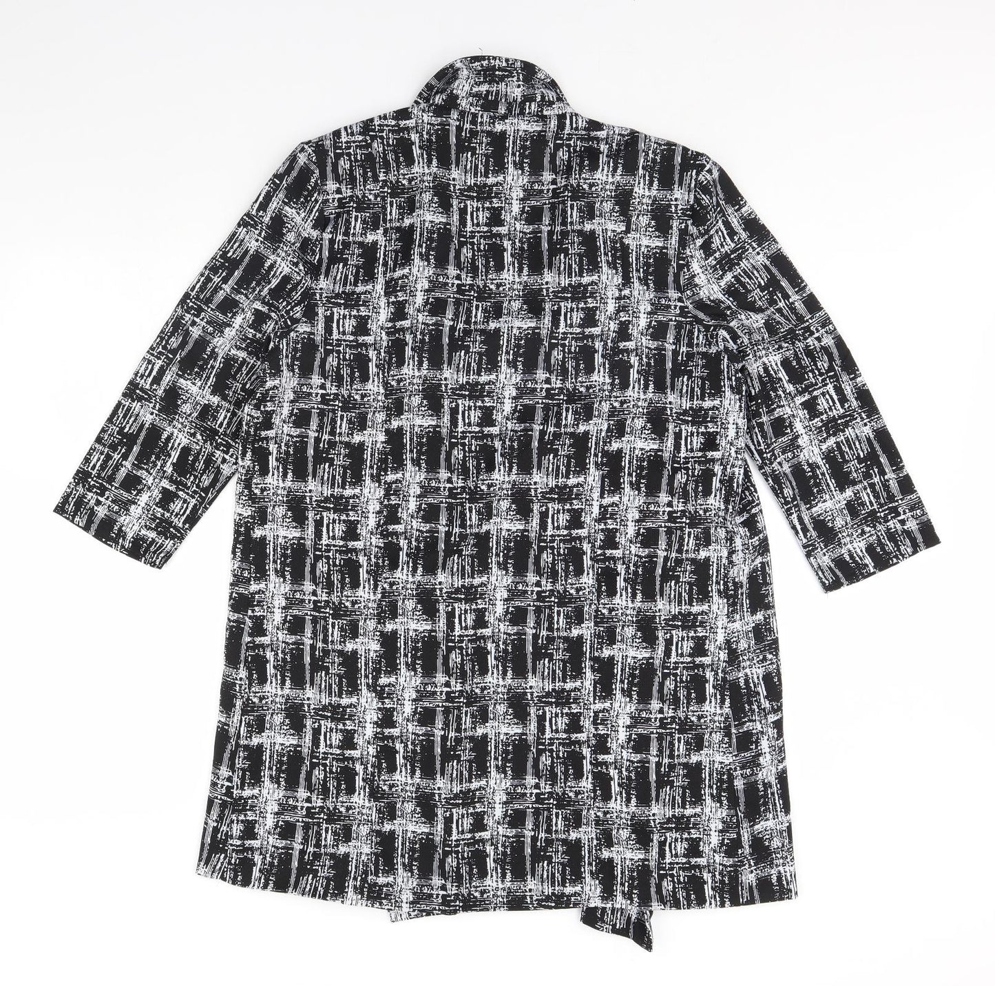 Blue Vanilla Womens Black Check  Jacket  Size M