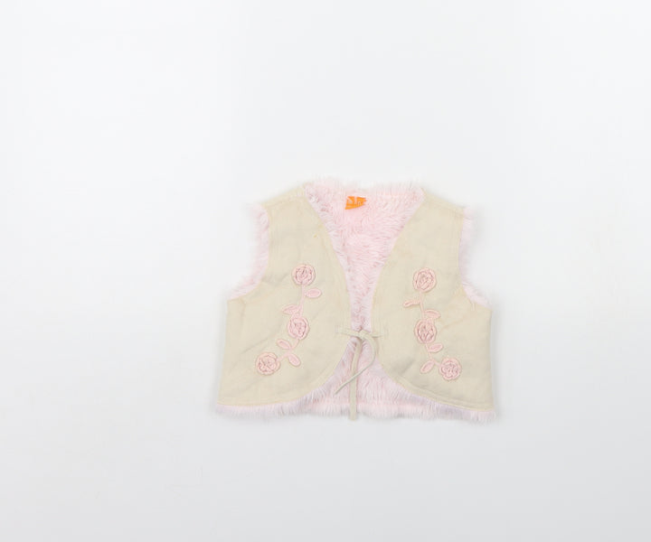 Mini Mode Girls Beige   Jacket  Size 9-12 Months