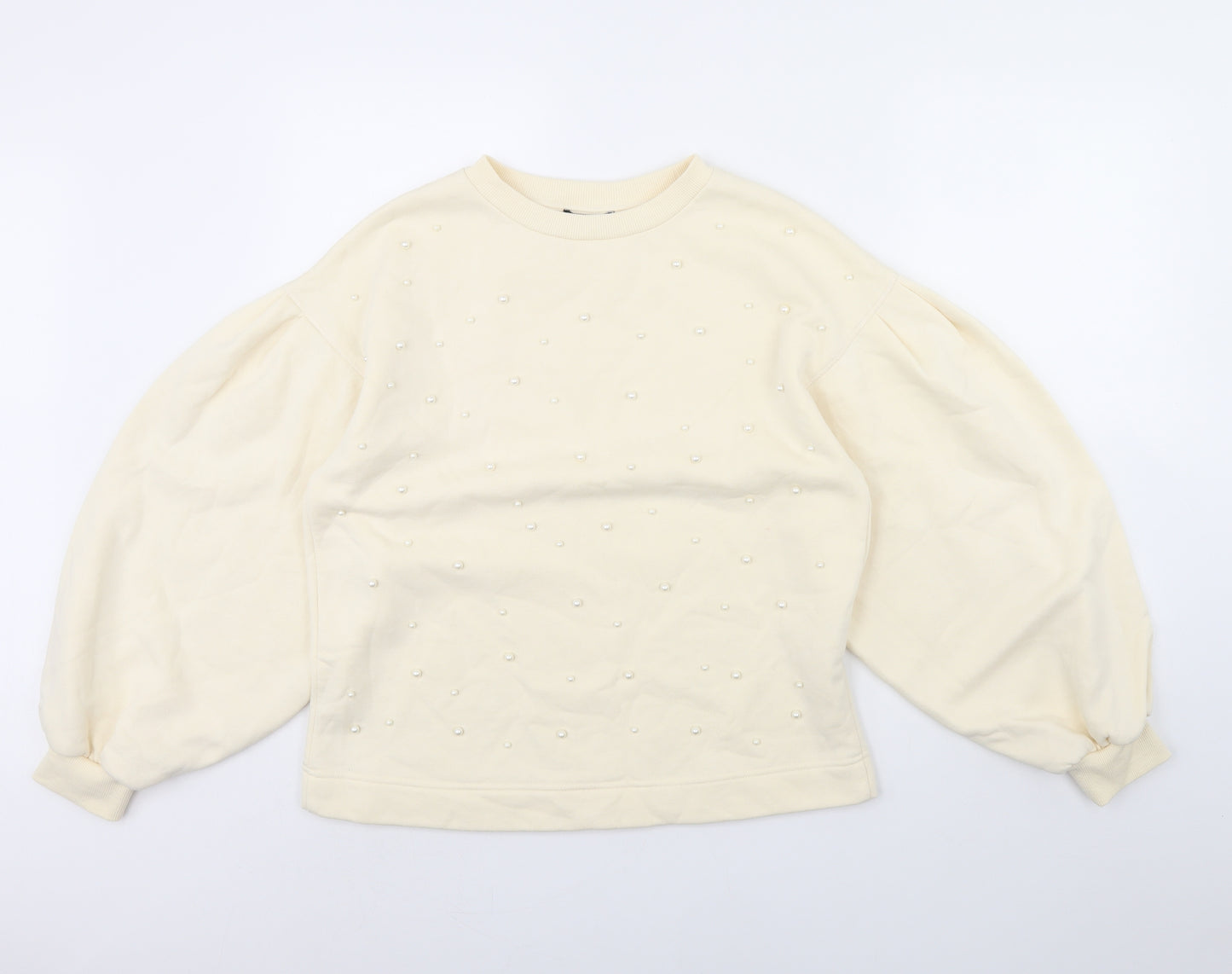 Zara Womens Ivory   Pullover Jumper Size M