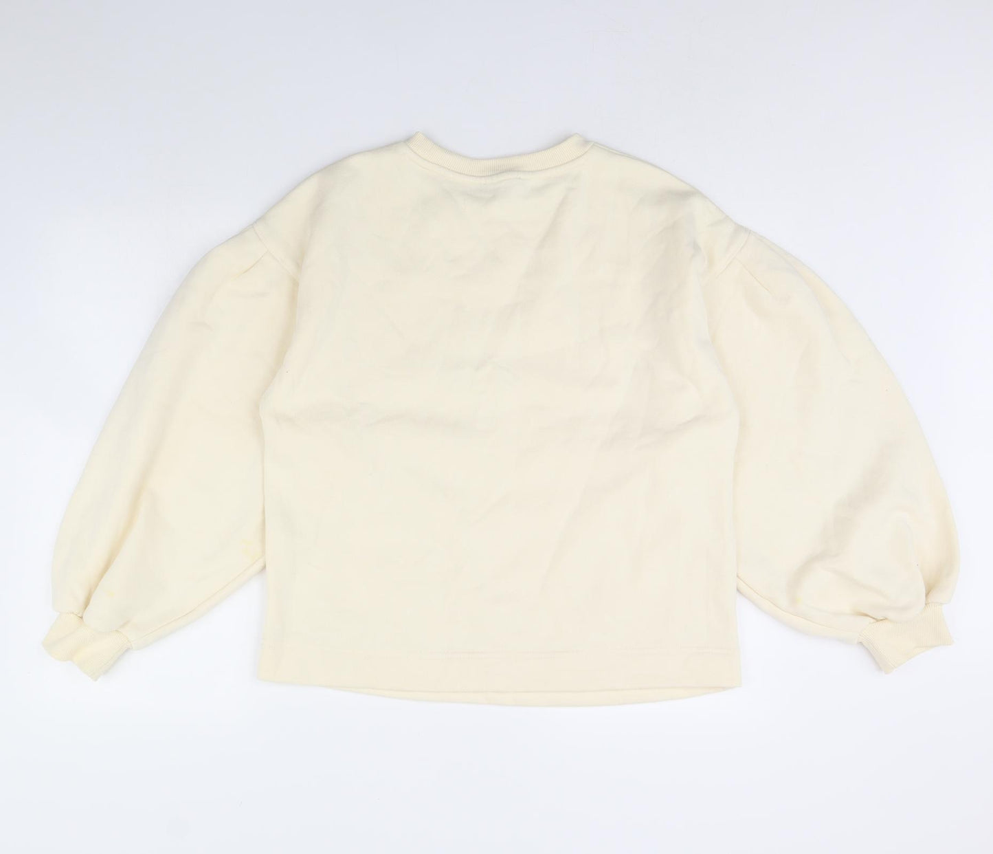 Zara Womens Ivory   Pullover Jumper Size M