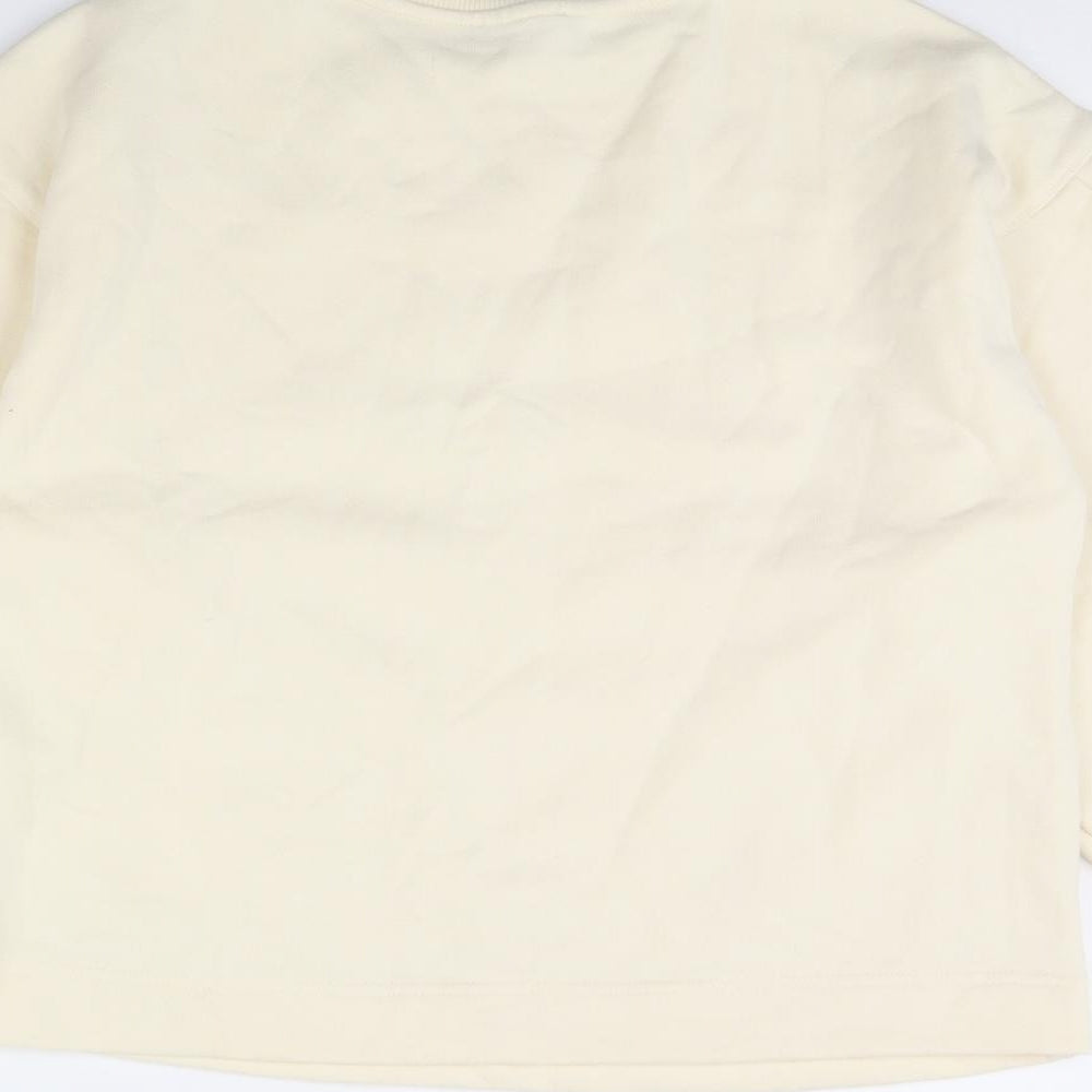 Zara Womens Ivory   Pullover Jumper Size M