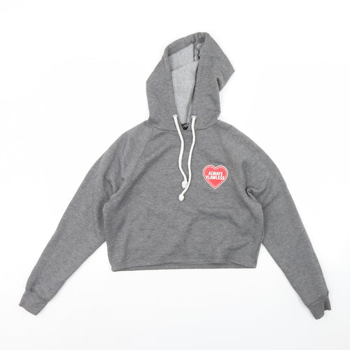Divided Womens Grey   Pullover Hoodie Size XS  - always flawless