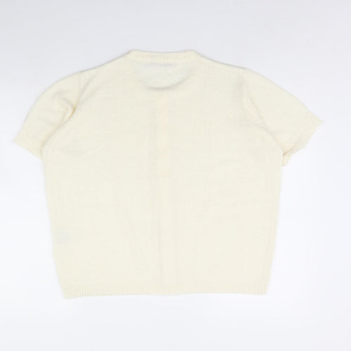 EWM Womens Ivory   Cardigan Jumper Size 18