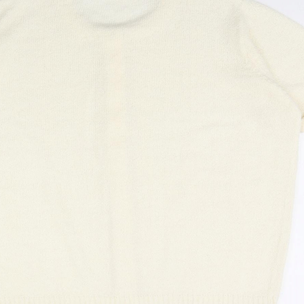 EWM Womens Ivory   Cardigan Jumper Size 18