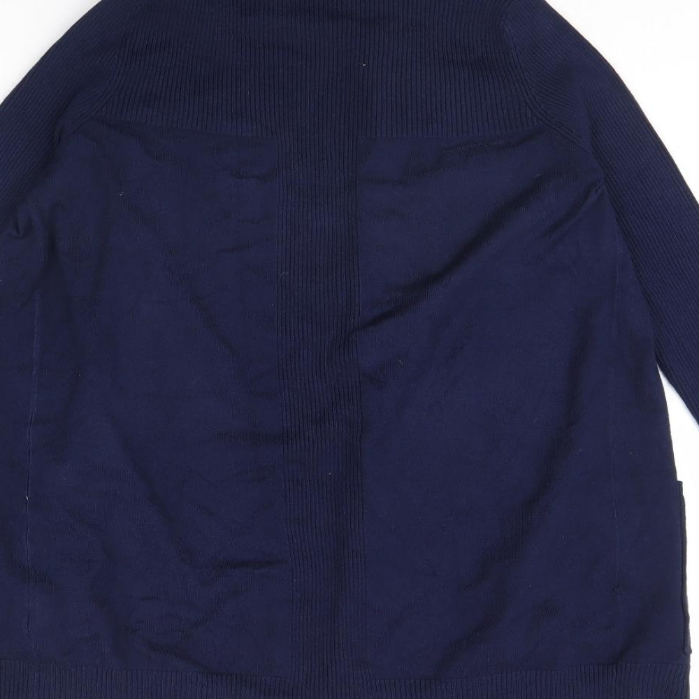 Bonmarché Womens Blue   Cardigan Jumper Size S