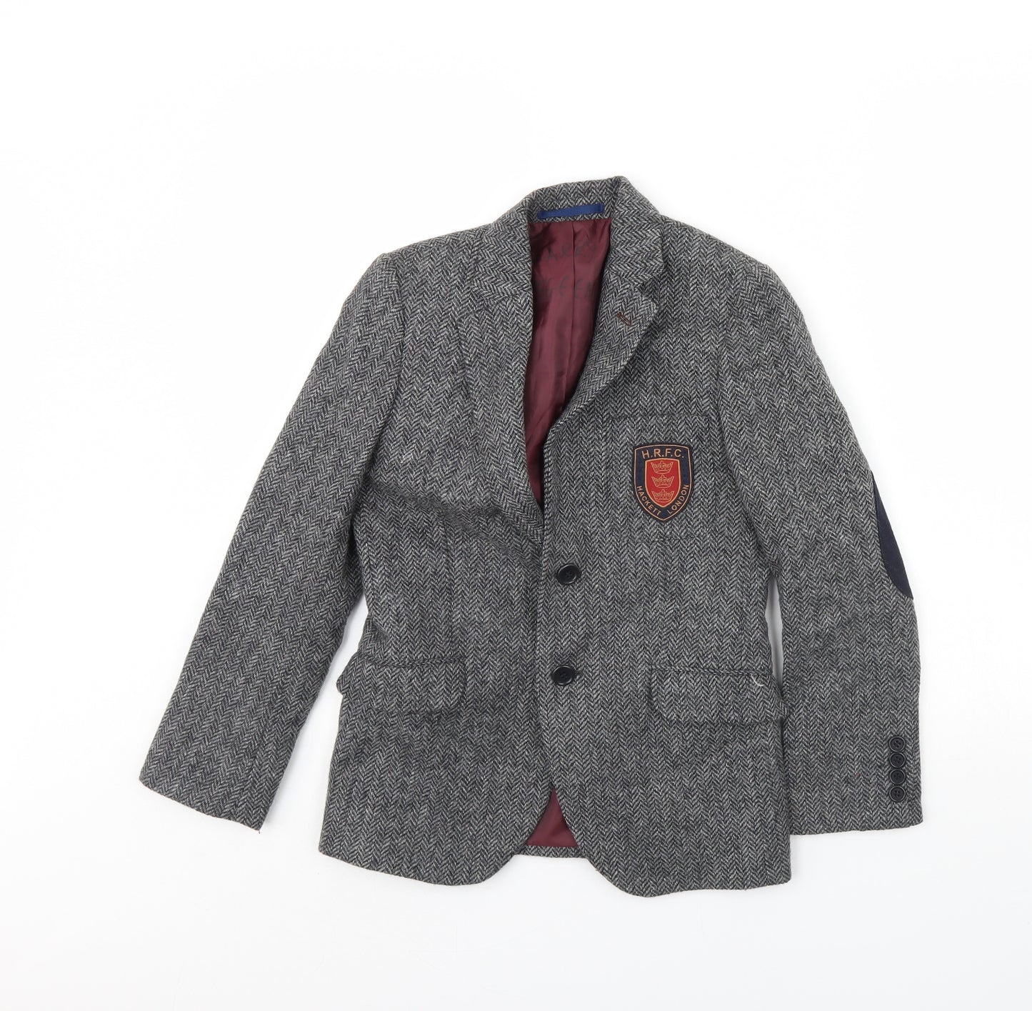 Hackett London Boys Grey   Jacket Blazer Size 9 Years
