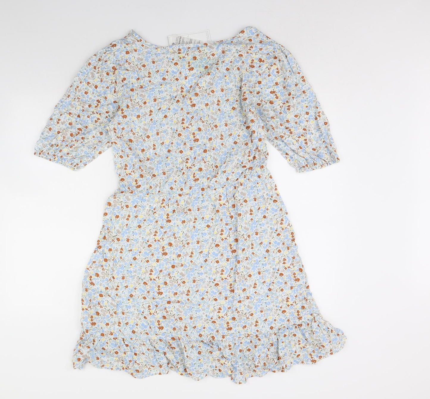 Sublevel Womens Blue Floral  Mini  Size L