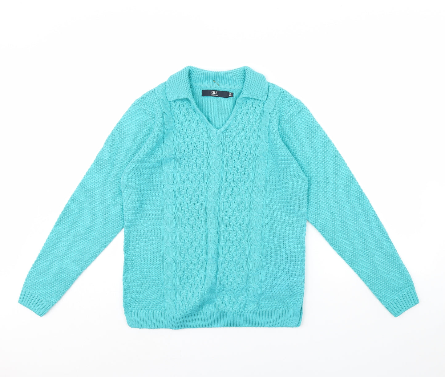 Isle Essentials  Womens Blue   Pullover Jumper Size M