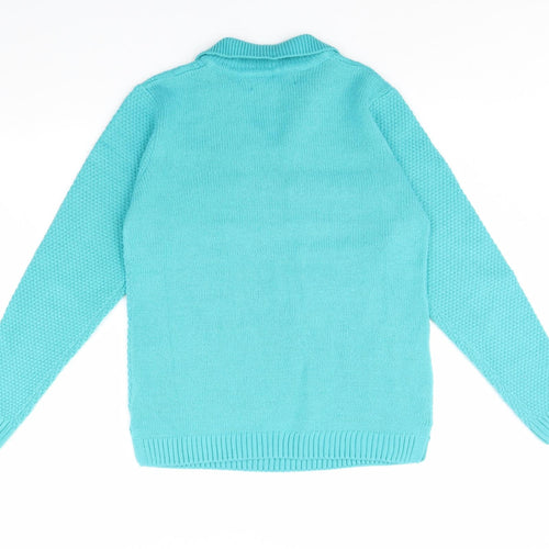 Isle Essentials  Womens Blue   Pullover Jumper Size M