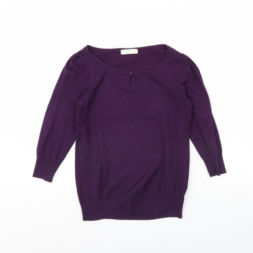 m&s Womens Purple   Pullover Jumper Size 8