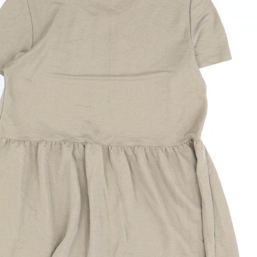 Zara Womens Beige   Basic Blouse Size L
