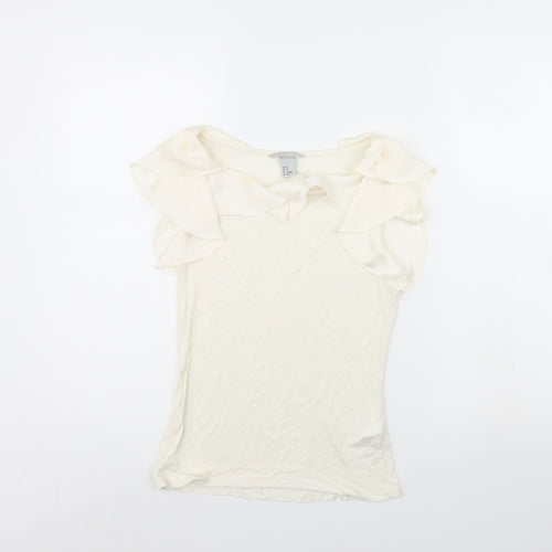 H&M Womens Ivory   Cropped Tank Size XS