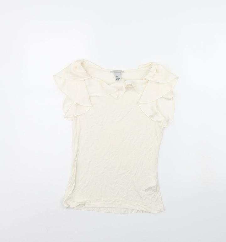 H&M Womens Ivory   Cropped Tank Size XS