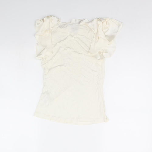 H&M Womens Ivory   Cropped Tank Size XS