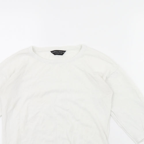 Dorothy Perkins Womens White   Pullover Jumper Size 8